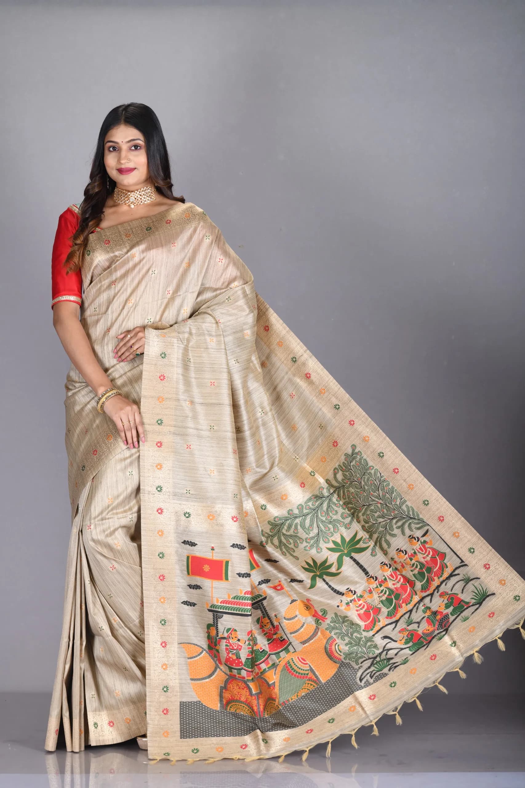 Elegant Traditional Silk Details